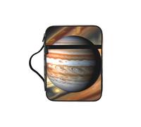 Jupiter Sac fourre-tout d'étude biblique avec poignées - Organiseur résistant à l'eau pour voyage à l'église, porte-stylo, tablette, journal