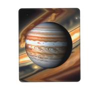 Jupiter Tapis de souris paysage multicolore en caoutchouc épais 20,1 x 24,1 cm pour bureau, jeux, étude et bureau