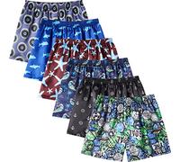 JupiterSecret Calecon Homme Satin Multipack de Boxer Homme Satin Sensation de Soie Short Homme Satin avec Braguette Boutonnée Bas de Pyjama Soyeux pour Homme