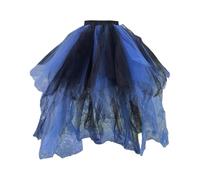 Jupon en Tulle Multicolore à Plusieurs Couches Et Patchwork pour Femme, Taille Haute éLastique, Jupe Bouffante Arc-en-Ciel AnnéEs 80 pour Halloween Rock Party Festival Celebration