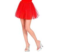 Jupon Glitzer Tutu für Damen 40 cm - 10335 | Rot