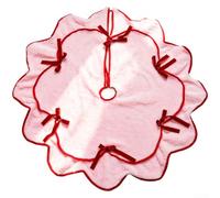 Jupon pour arbre Noël 90cm Matière Faux Douce Jupon pour arbre(HL-Pink 90CM)