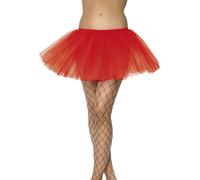 Jupon Rouge Tutu Court 30Cm Sous-Jupe Femme Sexy Accessoire De Costume