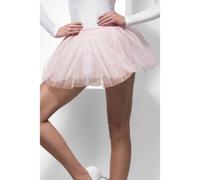 Jupon Tutu Rose Pâle Pour Femmes 4 Couches 30Cm Long Accessoire De Costume