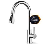 JUPPLIES Robinet Cuisine avec Douchette Extractible - Mitigeur Évier 360° en Acier Inoxydable 304 à 2 Modes d’Eau | Robinet de Cuisine avec Pulvérisateur, Installation Facile et Anti-Calcaire