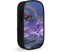 Jupsero Subnautica Cartoon Anime Trousse À Crayons De Grande Capacité Sac D'école Avec Fermeture À Glissière, Fournitures D'étude Et Rangement De Papeterie, Organisateur De Bureau, Adolesc