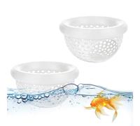 jupsjuice Caches Flottantes pour Poisson Combattant Betta,Lot De 2 Hamacs Flottants pour Aquarium Nourrissage | Cachette À Crevettes | pour Aquariums d'eau Douce Terrariums et Usage Intérieur Maison