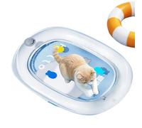 jupsjuice Tapis rafraîchissant pour chiens | Gonflable, imperméable et épais - Tapis d'eau sensoriel pour animaux - Pour intérieur et extérieur, voiture, voyage, maison, balcon, terrasse