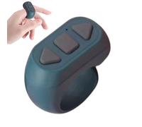 jupsjuice Télécommande de défilement de téléphone, bague de défilement | Défilement des doigts 3 touches - Tourne-page rechargeable, télécommande sans fil du bout des doigts pour tablettes, téléphones