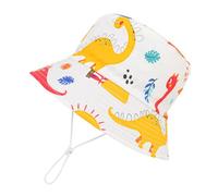 Jupsk Chapeau de Soleil Bebe Fille Chapeau Anti UV de Pêcheur Casquettes Coton Hat Été Bonnet Baquet pour Enfant Garçon 1-6 Ans