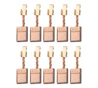 Juqoyue 10 Pièces CB-440 Balais de de Haute Qualité pour Meuleuse D'Angle de Moteur Accessoires de Balais de pour Perceuse Électrique Balais de