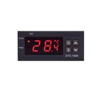 Juqoyue 1000 LED Thermostat Numérique pour Régulateur de Température D'Incubateur avec Relais de Chauffage/Refroidissement 12V/24V 12V