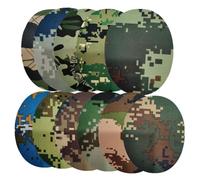 Juqoyue 11 Pièces de Patchs Thermocollants en Camouflage pour Vestes, Jeans, Kit de Réparation de Vêtements, Patchs pour Coudes pour Trous et Décoration.
