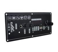 Juqoyue 15W Amplificateur Audio Bluetooth avec Haut-parleur Portable FM BT Audio Carte 5V Karaoké Amplificateur MP3