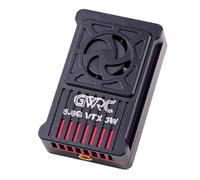 Juqoyue 5.8G 3W VTX Émetteur Vidéo 48CH 25mW/1000mW/2000mW/3000mW pour Drone de Course FPV Longue Portée