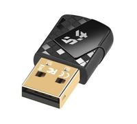 Juqoyue Adaptateur USB Bluetooth 5.4 Dongle Musique Audio Récepteur Transmetteur Lecteur Gratuit pour PC Haut-Parleur Souris Clavier sans Fil