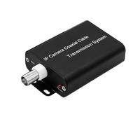 Juqoyue Extension de Réseau IP Ligne Vidéo Analogique Coaxiale vers Câble Réseau Numérique HD Amplification du Signal Convertisseur de Transmission