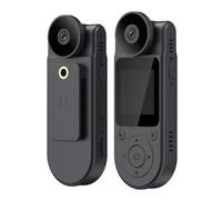Juqoyue Mini Caméra HD 1080P, Enregistreur Vidéo Numérique Portable, BodyCam, Point D'Accès WiFi Infrarouge, Vision Nocturne, Caméra de Police