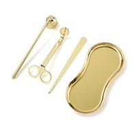 Juqoyue Outils pour Bougies D'Aromathérapie Coupe-Bougie Ensemble D'Outils D'Extinction de Bougies à Faire Soi-Même Extincteur de Flamme Extincteur de Bougie