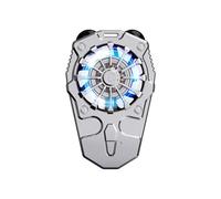 Juqoyue Radiateur de Téléphone Portable P13 pour Le Chargement, Accessoire de Refroidissement pour Jeux avec Ventouse en Silicone et Ventilateur de Refroidissement à Air