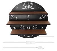 Juqoyue Support Rond pour Papillons, Présentoir en Cristal, Support de Rangement Suspendu, Support Flottant, Adapté à la Décoration du Salon, Cadeaux