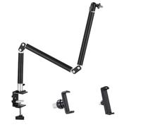 Juqoyue Support Tablette Elastique Réglable avec Angle Support Tablette Mural Pliable à 360°