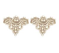 Juqrelith Accessoire Clips de Chaussure, 2 Pièces, Plastique, 10x12,5cm, Décoration DIY pour Talons Hauts, Bottes et Sandales - Multifonctionnel, Facile à Fixer, Style Élégant