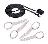 Juqrelith Câble Adaptateur Entrée AUX Femelle 3,5mm, 150cm, pour Focus - Installation Facile, Qualité Sonore Optimale, Connexion Polyvalente