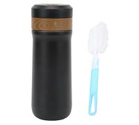 Juqrelith Cafetière à Piston de Voyage, Acier Inoxydable 304, Isolation Thermique Double Paroi, 320ML - Portable, Durable, Maintient le Café au Chaud, Parfaite pour les Déplacements