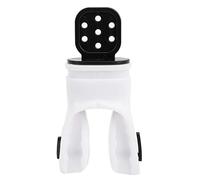 Juqrelith Embout Buccal de Plongée, Tube de Respiration pour Snorkeling, Plastique Durable, Couleur Noire - Ajustable et Confortable, Résistant à l'usure, Idéal pour Étapes Secondaires (Blanc Pur)