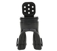 Juqrelith Embout Buccal de Plongée, Tube de Respiration pour Snorkeling, Plastique Durable, Couleur Noire - Ajustable et Confortable, Résistant à l'usure, Idéal pour Étapes Secondaires (Noire)