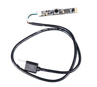 Juqrelith Module Caméra USB 2MP, 1080P, Autofocus, Double Microphone, Interface USB, Compact et Portable - Image HD Claire, Son Stéréo de Haute Définition, Idéal pour Ordinateurs Portables