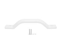 Juqrelith Poignée de Saisie RV en HDPE Haute Dureté 240mm, Blanc, Barrière d’Entrée pour Camping - Car et Remorque - Anti - Dérapant, Installation Horizontale ou Verticale, Usage Polyvalen (Blanche)