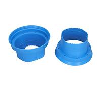 Juqrelith Protection en Silicone pour Haut - Parleur Étanche, Lot de 2, Isolation Anti - Vibration, Adaptateur de Montage - Réduction de Résonance, Qualité Sonore Améliorée, Utilisation (Bleue)