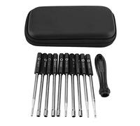 Juqrelith Set De 10 Tournevis D’Adaptation Carburateur, Double D Et Splined, Poignée Antidérapante, Léger Et Portable - Outils Essentiels pour Techniciens, Ajustement Précis des