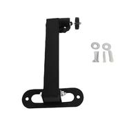 Juqrelith Support Mural Platine Projecteur, Pliable, Interface Universelle 1/4, Angle Réglable, Charge Lourde, Fixation Murale 20cm - Rotation 360°, Inclinaison 90°, Installation Polyval