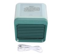 Juqrelith Ventilateur Brumisateur Portable 5000mAh, Réservoir 200ml, Silencieux, USB Rechargeable - Refroidissement Rapide, Batterie Longue Durée, Idéal Camping et Bureau (Verte)