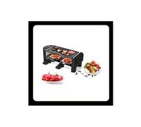 LITTLE BALANCE 8559 Black Jura 2, Appareil à raclette 1 ou 2 personnes, Sans PFAS, Antiadhésif, 320 W, Noir