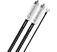 Norstone Câble RCA Jura – 2 x RCA M/M avec masse – 1,5 m