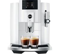 JURA E8 Piano White (EB) Machine à café automatique (OneTouch, Professional-Aroma-Grinder, écran couleur, App, wireless, Claris, 15 bar)