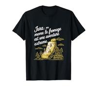 Jura Fromage Aventure Extreme Cadeau 39 Humour Dole Région T-Shirt