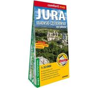 Jura Krakowsko-Częstochowska Partie nord carte touristique laminée 1:52 000