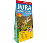 Jura Krakowsko-Częstochowska Partie sud carte touristique stratifiée 1:52 000