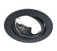 Jura Round Adjustable Recessed Spotlight Matt Black Diameter 8,3cm 650100132 - Trio Lighting