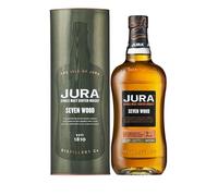 JURA - Seven Wood - Whisky Single Malt - Notes de Café & Pêches Caramélisées - Origine : Écosse/Jura - 42% Alcool - 70 cl