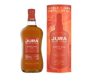 Jura White Oak Cask Island 1 liter Whisky + Coffret cadeau