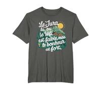 Jura Wifi Faible Bonheur Fort Cadeau 39 Humour Dole Région T-Shirt