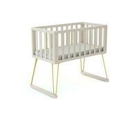At4 - Berceau Only avec matelas - Blanc et Jaune