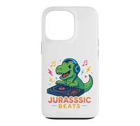 Jurassic Beats T-Rex DJ - Mixeur de Musique Dinosaure Rugissant Coque pour iPhone 13 Pro