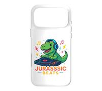 Jurassic Beats T-Rex DJ - Mixeur de Musique Dinosaure Rugissant Coque pour iPhone 17 Pro Max